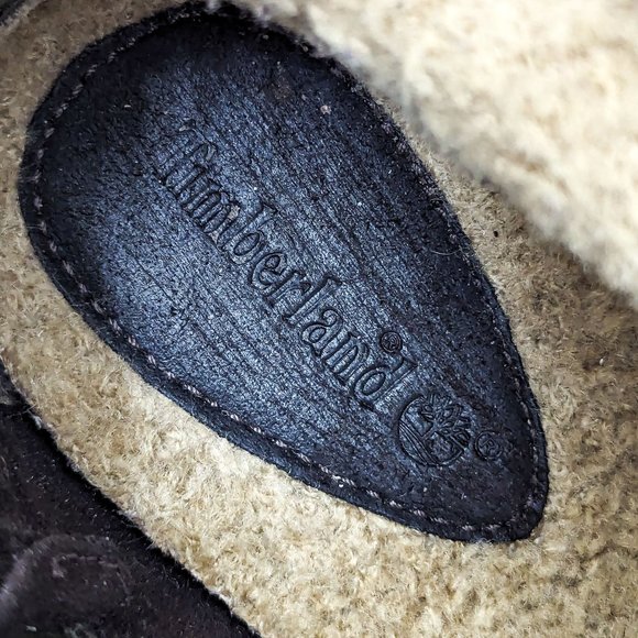 Timberland Women Winnicut Dark Brown Leather Faux Fur Lined Winter Boots size 8 - Picture 6 of 12